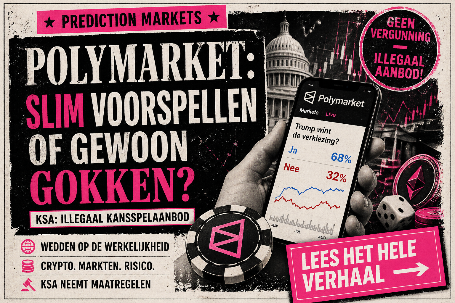 Polymarket prediction market online gokken en kansspel