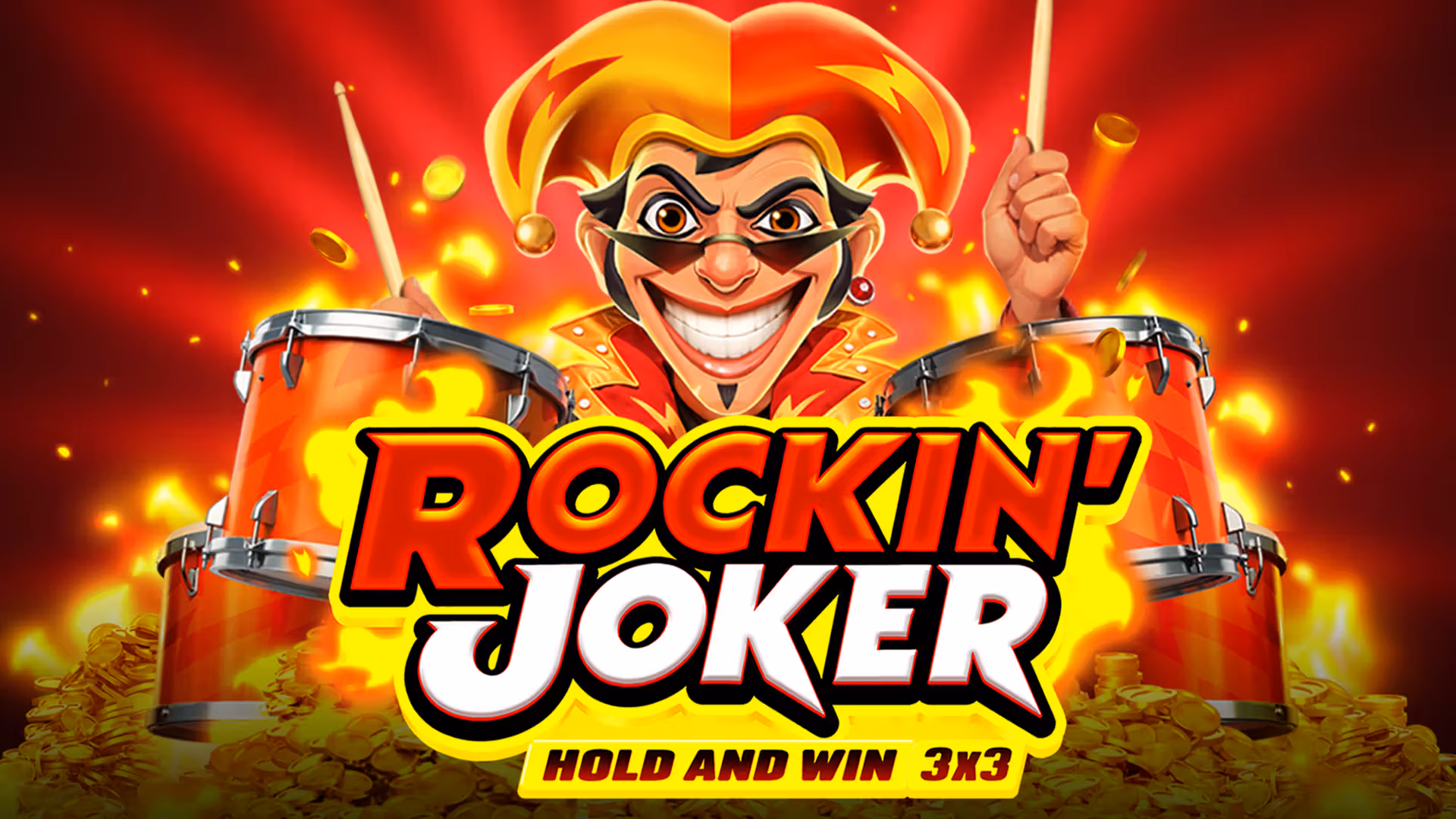 Rockin Joker Hold and Win gameplay met bonus-symbolen en reels